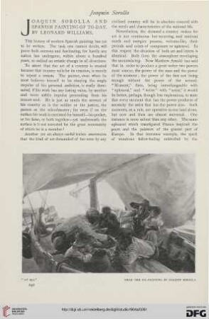 31: Joaquin Sorolla and Spanish painting of to-day