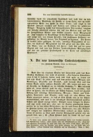 ¬Der¬ neue hannoversche Landeskatechismus : (Fortsetzung)