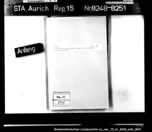 Der Antrag der Schatteborger Sielacht auf Vereinigung mit der Holter Sielacht