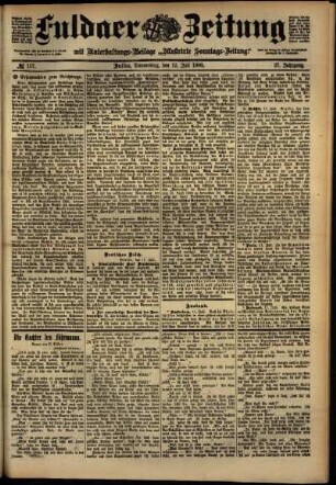 Ausgabe vom Donnerstag, den 12. Juli 1900.