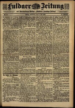 Ausgabe vom Donnerstag, den 12. Juli 1900.