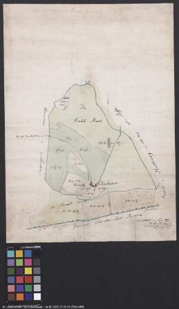 Grundriss des Vorwerkes Reißdamm