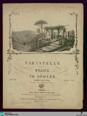 Tarantelle pour le Piano : Oeuvre 39
