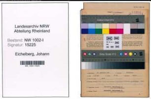 Entnazifizierung Johann Eichelberg, geb. 13.09.1895 (Prokurist)
