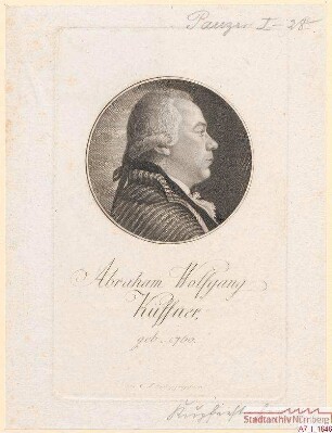 Abraham Wolfgang Küffner; geb. 1760