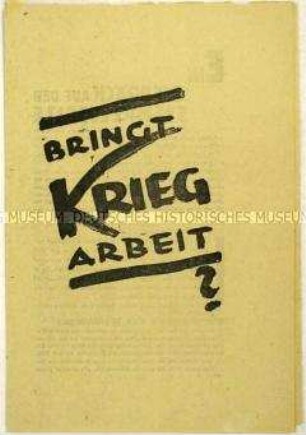 Aufruf der KPD zur preußischen Landtagswahl 1932