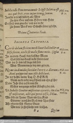 Secunda Centuria