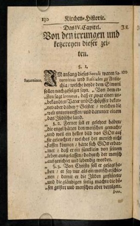 130-142, Das IV. Capitel