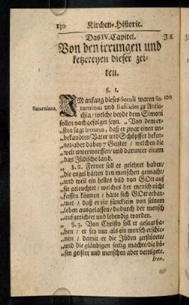 130-142, Das IV. Capitel