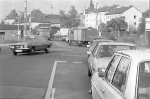 Bahnübergang an der Wolfartsweierer Straße