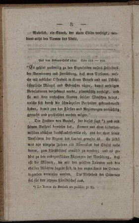 Aus dem Februar-Stück 1800. Seite 111 - 132.