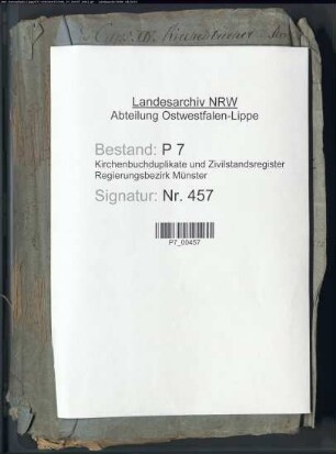 Kirchenbuchduplikate der katholischen Gemeinde (GHT 1815-1840, 1841-1849, 1850-1874. (Gemeinde: Dingden, katholische Gemeinde)