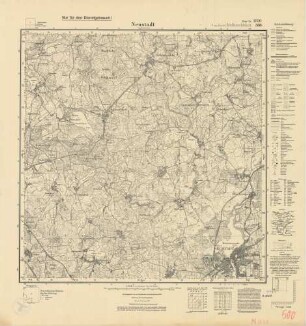 1830 (alte Nr.: 500) Neustadt (In Holstein), Meßtischblatt (4cm - Karte)