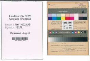 Entnazifizierung August Grommes , geb. 01.04.1908 (Arbeiter)