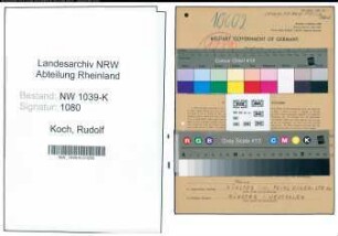 Entnazifizierung Rudolf Koch , geb. 02.04.1909 (Arzt)