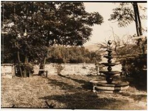 Garten Friedrich Emil Krauß, Schwarzenberg: Wasserspiel