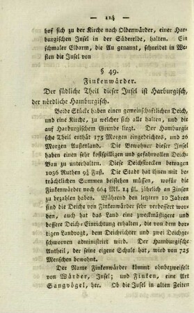 § 49. Finkenwärder