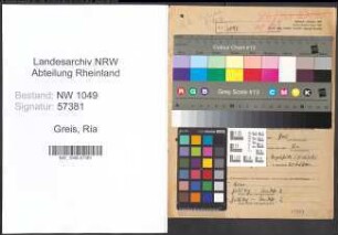 Entnazifizierung Ria Greis , geb. 09.05.1922 (Lehrerin)