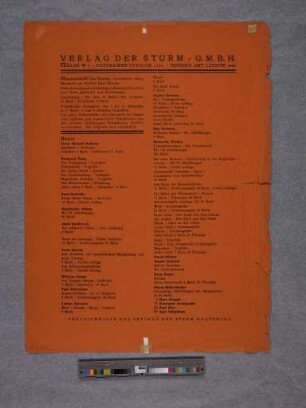 Der Sturm (Titelseite)