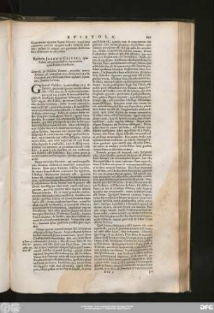 Epistola Ioannis Calvini, qua Fidem admonitionis ab eo nuper eidtae apud Polonos confirmat.