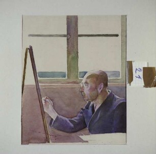 An der Staffelei