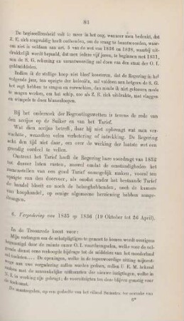 6. Vergadering van 1835 op 1836 (19 Oktober tot 26 April)