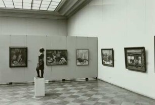 Saalaufnahmen : Albertinum, Inneres, Galerie Neue Meister, Romantiker-Saal