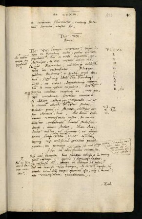 20.01.1533. Angelegenheiten Leonhart Fuchs'