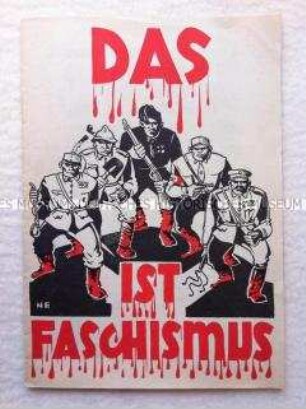 Broschüre der österreichischen Sozialdemokraten gegen den Faschismus