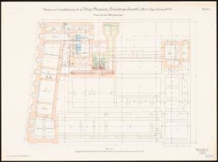 Preußische Seehandlung, Berlin: Grundriss Kellergeschoss 1:100