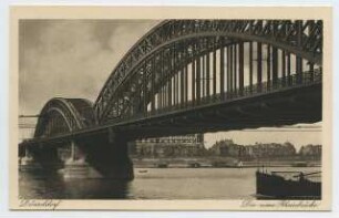 Oberkasseler Brücke, Düsseldorf: Ansicht