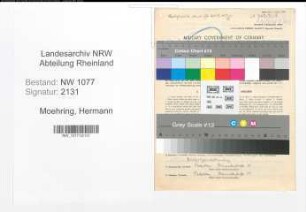 Entnazifizierung Hermann Moehring , geb. 07.01.1897 (Polizist)