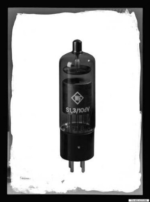 Röhre S 1,3 / 10 dV "WF"; Foto 1962