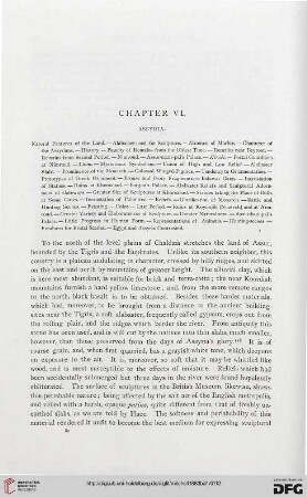 Chapter VI: Assyria