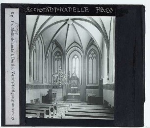 Lochstedt, Burgkapelle : Innenansicht