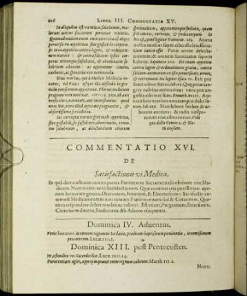 Commentatio XVI. De Satisfactionis vi Medica.