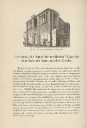 Die christliche Kunst der nordischen Völker bis zum Ende der karolingischen Epoche.