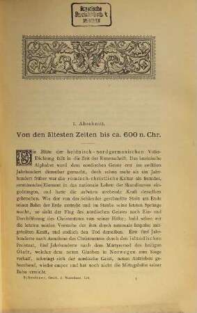 Geschichte der skandinavischen Litteratur, 1.. Geschichte der altskandinavischen Litteratur von den ältesten Zeiten bis zur Reformation