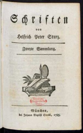 Sammlung 2: Zweyte Sammlung