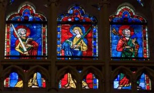 Frankreich. Centre. Indre et Loire. Tours. Cathedrale Saint Gatien. Gotik. Glasfenster Chor. 13 Jahrhundert. Detail