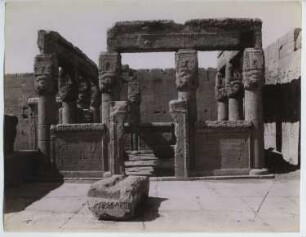 Tempel der Hathor, Dendera: Ansicht des Dachkiosk