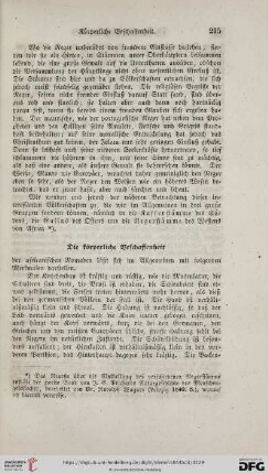 Die körperliche Beschaffenheit