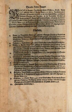 Contrafehe Der Herrn Fugger, und Frawen Fuggerin : wöllche in disem geschlecht geporen worden oder zue demselben sich ehelich verpflichtet haben