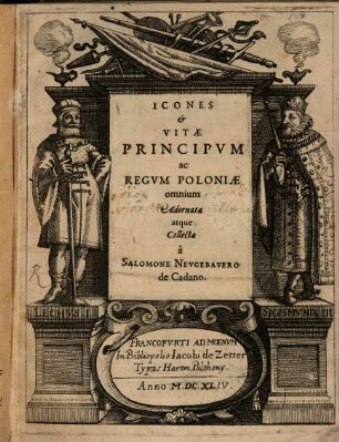 Icones et vitae principum ac regum Poloniae