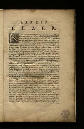 AAN DEN LEZER.