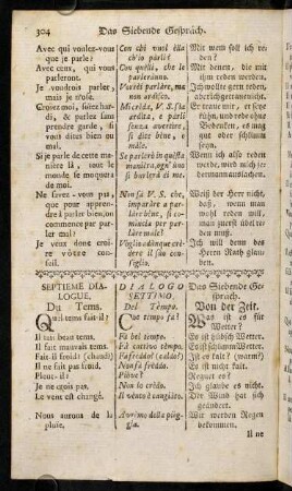 304-316, Das Siebte Gespräch. - Das Zwölfte Gespräch.