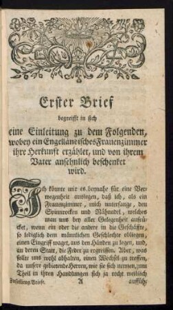 Erster Brief ... Neunter Brief