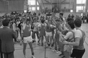 Hallenhandballmeisterschaften der Karlsruher Hauptschulen in der Sporthalle Rintheim