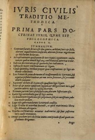 Iuris utriusque traditio methodica : omnem omnium Titulorum, tam Pontificii, quam Caesarei Iuris materiam & genus, glossarum ... explicata ...