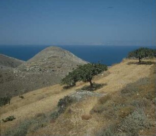 Syros. Der Kastri-Hügel bei Chalandriani, frühkykladische Siedlung